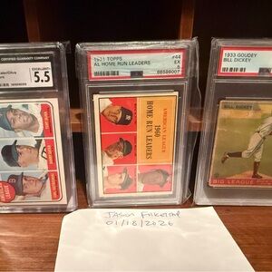 Vintage Baseball Card Collection
